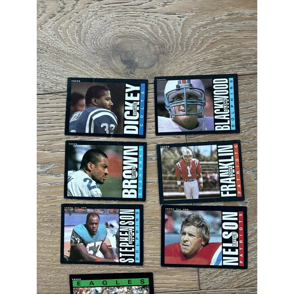 Vintage NFL Football Card Lot 80+‎ Cards Early 1990s Topps Donruss Fleer